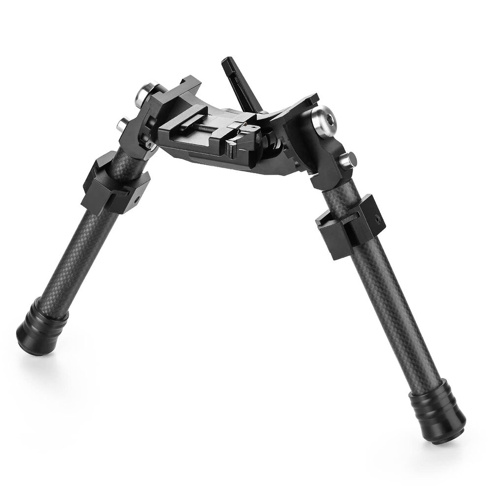 shoXx Zweibein Bipod 17-25cm Carbon Fiber schwenkbar Picatinny-Schiene mit QD breiter Stand Bild 4